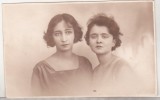 Bnk foto Portret de domnisoarae - Foto N&amp;C Cristea Bucuresti, Romania 1900 - 1950, Sepia, Portrete