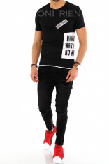 Tricou - tricou barbati - tricou slim fit - tricou fashion - 8268O2 foto