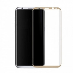 Folie protectie sticla securizata 3D ecran Samsung Galaxy S8 GOLD foto