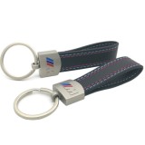 Breloc auto metalic cu piele pentru Bmw Mpower metalic