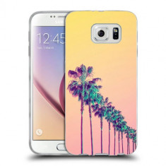 Husa Samsung Galaxy S6 Edge Plus G928 Silicon Gel Tpu Model Palm Trees foto
