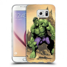 Husa Samsung Galaxy S6 Edge Plus G928 Silicon Gel Tpu Model The Hulk foto