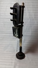 CFR - SCB - SEMAFOR PENTRU SIGURANTA CIRCULATIEI - MINIATURA PTR SIMULARE H-30CM foto