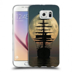 Husa Samsung Galaxy S6 Edge Plus G928 Silicon Gel Tpu Model Moon Ship foto