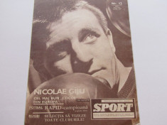 Revista SPORT-iunie 1967 (RAPID Bucuresti-campioana) foto