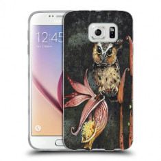 Husa Samsung Galaxy S6 Edge Plus G928 Silicon Gel Tpu Model Owl Painted foto