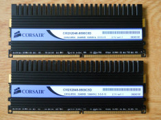 Kit Memorie Ram Corsair Dominator 4 GB (2X2) 1066 Mhz DDR2 Desktop. foto