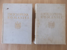 ENCICLOPEDIA ROMANIEI, D. GUSTI, VOL III SI IV- ECONOMIA NATIONALA 1936-1943 foto