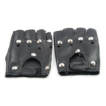 Manusi dama negre piele eco condus motocicleta marime L Manusi dama negre piele eco condus motocicleta marime L