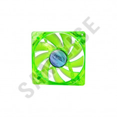 * NOU * NOU * Ventilator DeepCool XFAN 120U BB Green LED 120mm GARANTIE !!! foto