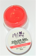 GEL UV COLOR MILEY 5 GR. RED foto