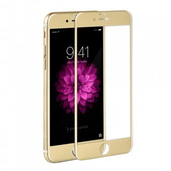 Folie protectie sticla securizata 3D ecran Apple iPhone 6 Plus GOLD Folie protectie sticla securizata 3D ecran Apple iPhone 6 Plus GOLD
