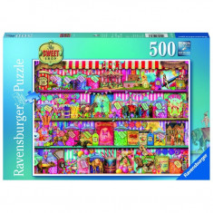 Puzzle Magazinul de dulciuri, 500 piese Ravensburger foto