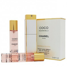 Chanel Coco Mademoiselle EDP Parfum de buzunar si rezerva 3x20 ml pentru femei foto