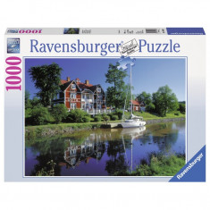 Puzzle Canalul Gota - Suedia, 1000 piese Ravensburger foto