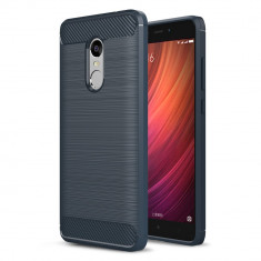 HUSA TPU CARBON FIBRE BRUSHED XIAOMI REDMI NOTE 4 - BONUS FOLIE ECRAN foto