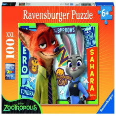 Puzzle Zootopia, 100 piese Ravensburger foto