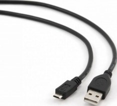 CABLU adaptor USB 2.0 A la Micro B-plug, 1.8m, bulk foto