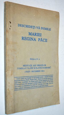 Deschideti-va inimile Mariei Regina Pacii - 1984 foto