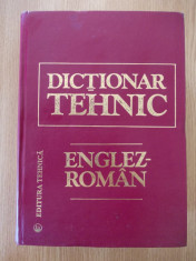 DICTIONAR TEHNIC ENGLEZ ROMAN- D.PETRESCU, EDITIA A II-A, 1997/ 170.000 TERMENI foto