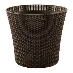 Ghiveci Conic Planter Whiskey Brown Curver 7290106933743 foto