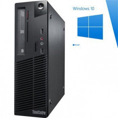 PC Refurbished Lenovo ThinkCentre M70e DT, E8500, Win 10 Home foto