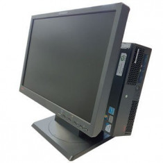 PC all in one Lenovo M58 usff, E5400, Monitor LCD 19 inch wide foto