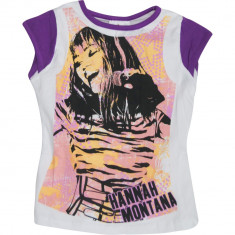 Tricou multicolor Hannah Montana, pentru fetite foto