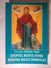 Monah Pimen Vlad - Sfantul Munte Athos gradina Maicii Domnului foto