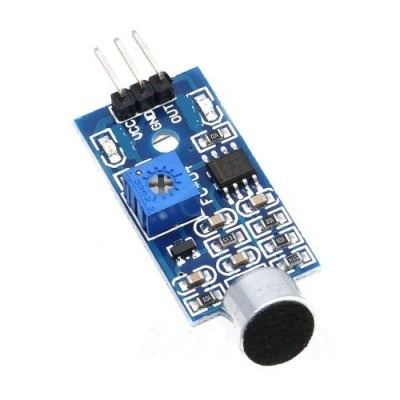SENZOR de SUNET ptr. ROBOTICA ARDUINO ROBOT sau ALARMA pe baza de microfon foto