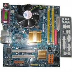 Kit placi de baza second hand GA-945GM, Procesor Core2Duo E4300, Cooler foto