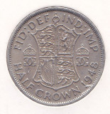 Moneda Marea Britanie 1/2 Crown 1948 KGVI - KM#866 VF+, Europa