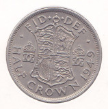 Moneda Marea Britanie 1/2 Crown 1949 KGVI - KM#866 XF++, Europa