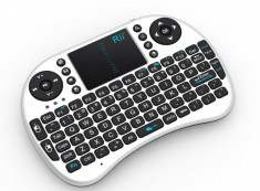 Mini tastatura bluetooth Rii i8+ iluminata cu touchpad compatibila Smart TV foto