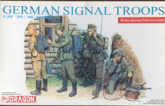 + Kit figurine scara 1/35 - Dragon 6053 German signal troops + foto