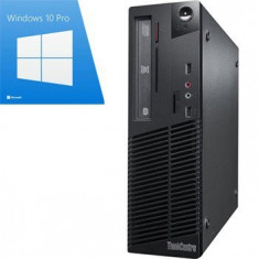 PC Refurbished Lenovo ThinkCentre M70e DT, E8500, Win 10 Pro foto