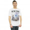 Tricou alb pentru barbati, New York South Beach