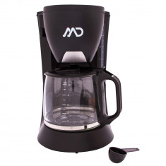 Cafetiera MD MCM-4002, 680 W, Capacitate 1.2 L, 10-12 cesti, Functie mentinere la cald, Functie antipicurare, Negru foto