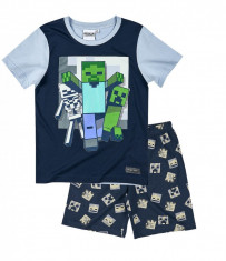 Pijama de vara Minecraft denim foto