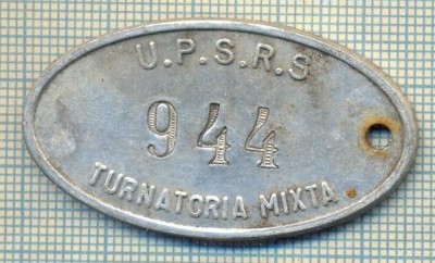 ZET 160 PLACHETA(FISA) ,, U.P.S.R.S. - 944 -TURNATORIA MIXTA &amp;quot; - SIDERURGIE foto