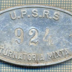 ZET 150 PLACHETA(FISA) ,, U.P.S.R.S. - 924 -TURNATORIA MIXTA " - SIDERURGIE