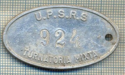 ZET 150 PLACHETA(FISA) ,, U.P.S.R.S. - 924 -TURNATORIA MIXTA &amp;quot; - SIDERURGIE foto
