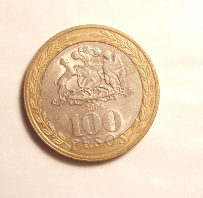 CHILE 100 PESOS 2006 foto