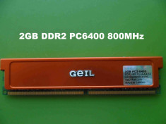 Memorie RAM PC DDR2 2GB PC6400 800MHz CL4 Geil foto