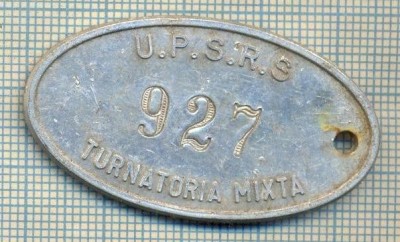 ZET 165 PLACHETA(FISA) ,, U.P.S.R.S. - 927 -TURNATORIA MIXTA &amp;quot; - SIDERURGIE foto