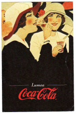 COCA COLA LUMEA RECLAMA NUI CARTE POSTALA foto