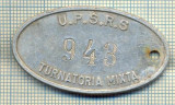 ZET 101 PLACHETA(FISA) ,, U.P.S.R.S. - 943 -TURNATORIA MIXTA &quot; - SIDERURGIE