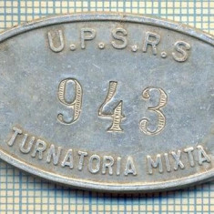 ZET 101 PLACHETA(FISA) ,, U.P.S.R.S. - 943 -TURNATORIA MIXTA " - SIDERURGIE