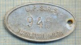 ZET 141 PLACHETA(FISA) ,, U.P.S.R.S. - 945 -TURNATORIA MIXTA &quot; - SIDERURGIE