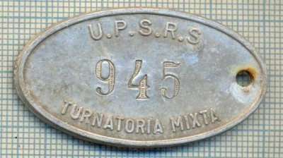 ZET 141 PLACHETA(FISA) ,, U.P.S.R.S. - 945 -TURNATORIA MIXTA &amp;quot; - SIDERURGIE foto